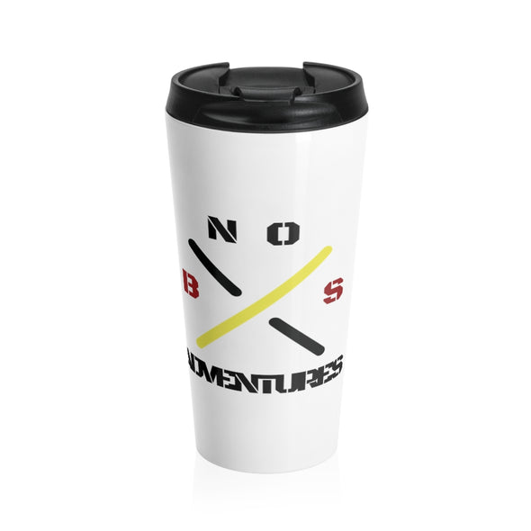 X Logo Stainless Steel Travel Mug