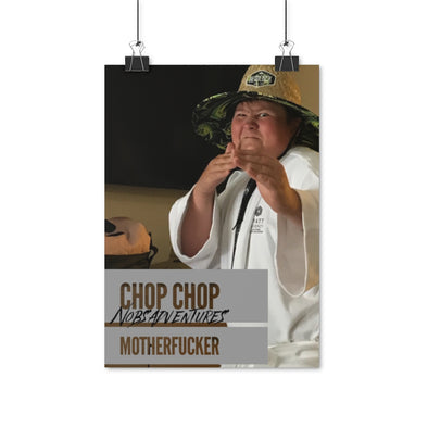Nobsadventures Chop Chop Poster