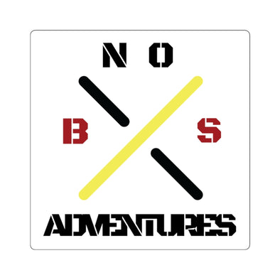 Nobsadventures X Logo White Square Stickers