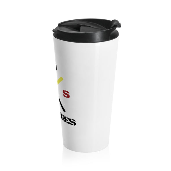 X Logo Stainless Steel Travel Mug